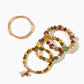 Set van 4 Prachtige Kristallen Parels Armbanden