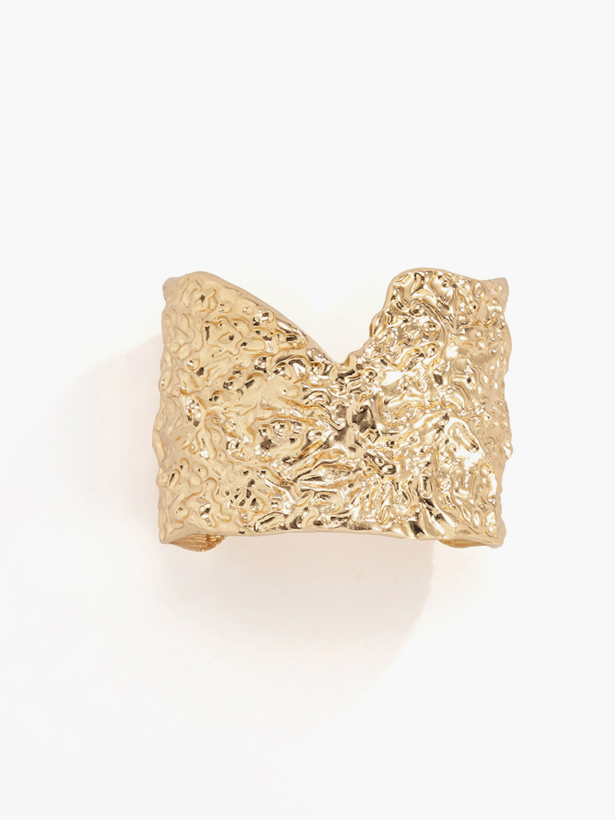 Onregelmatige Gouden Cuff Armband
