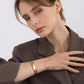 Goudkleurige Damesarmband – Minimalistisch Dubbellaags Design