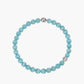 Maak je stijl compleet met de elegante blauwe kattenoogsteen en kralen ketting