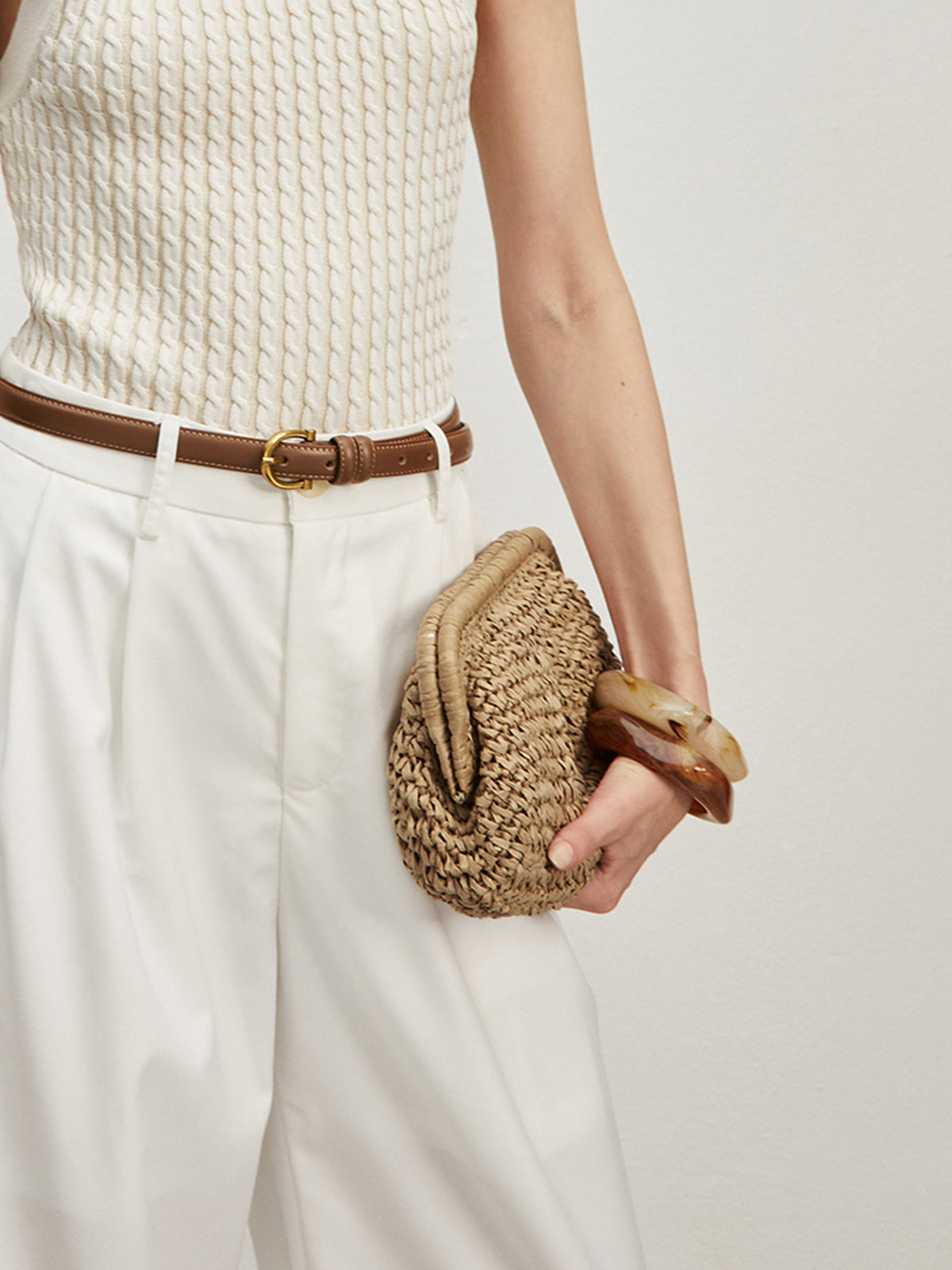 Chique Stro Clutch Tas