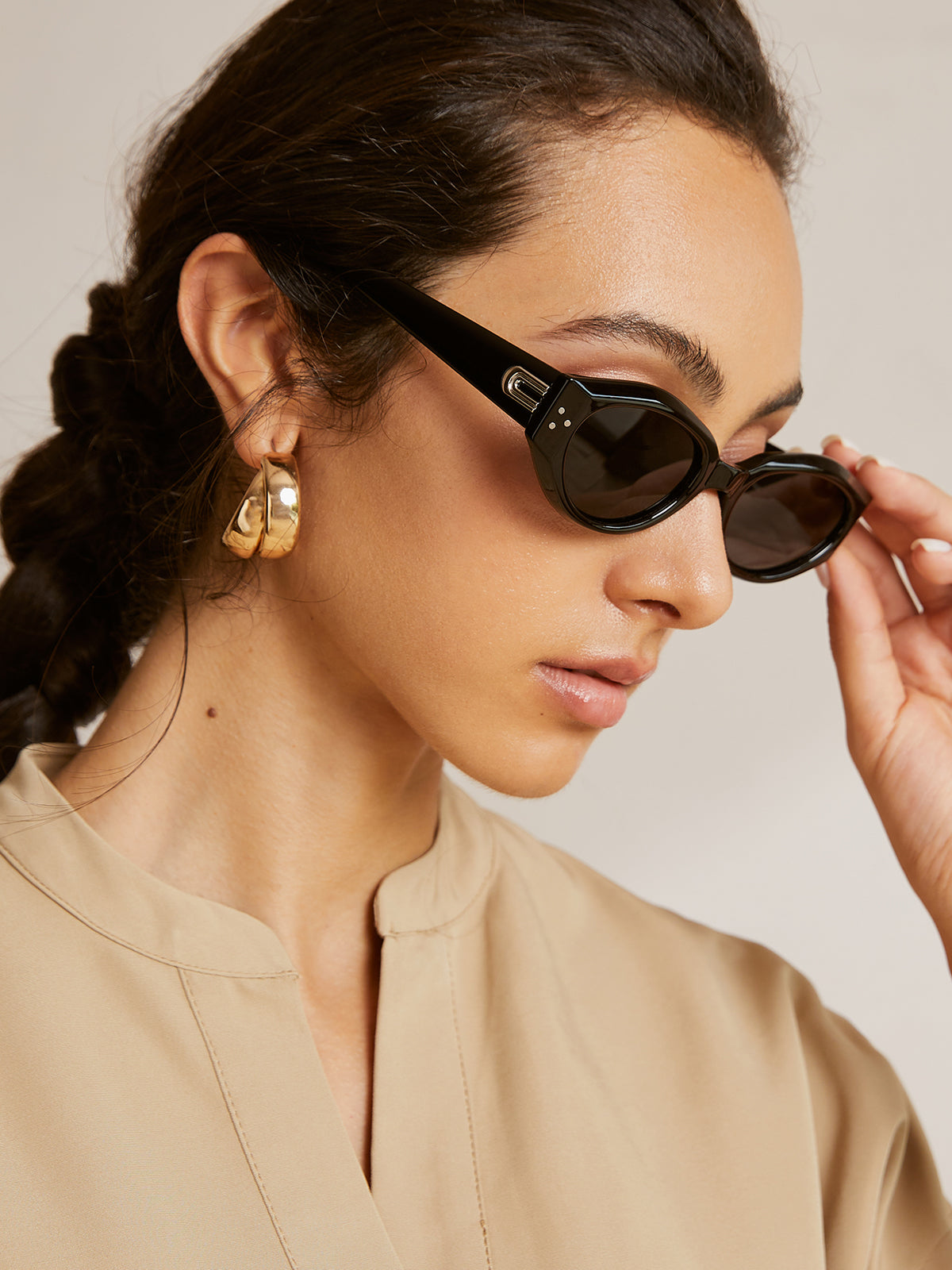 Vintage cat-eye zonnebril