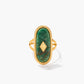 Elegante roestvrijstalen ring voor dames of heren, modern en duurzaam accessoire