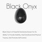 Elegante Bijoux Minuit Zwarte Onyx Oorbellen