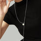 Elegante Parels Y-vormige Lariat Ketting voor een Chic en Tijdloze uitstraling