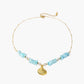 Zeegroene parelmoer schat - Elegante en unieke ketting