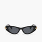 Dames zonnebril Cat Eye stijl Zwarte Montuur Elegant en trendy