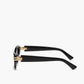 Dames zonnebril Cat Eye stijl Zwarte Montuur Elegant en trendy