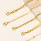5 stuks Geometrische Gouden Kettingarmband