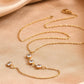 Rhinestone Lariat Dangle Ketting