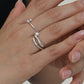 Opengewerkt ring met nep parels - Chique elegantie in één sieraad