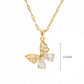 Gouden Stralende Vlinderketting