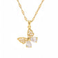 Gouden Stralende Vlinderketting