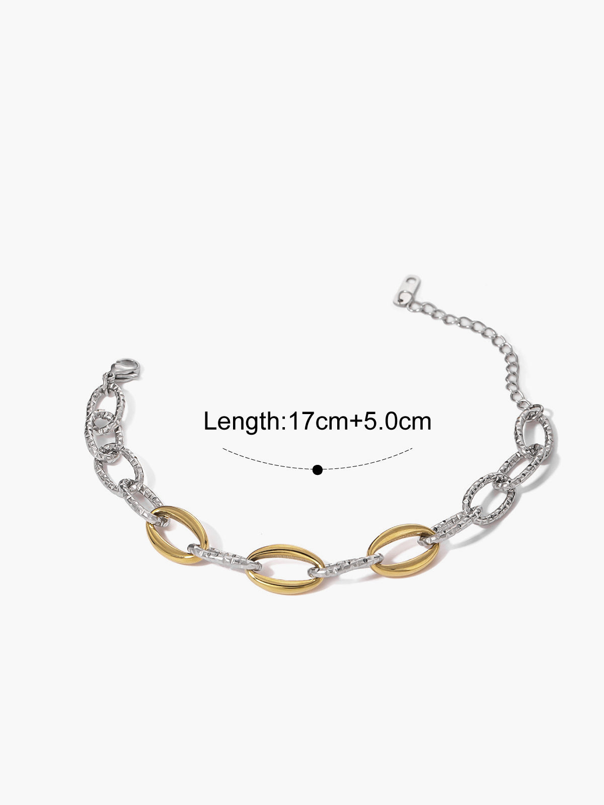 Gouden & Zilveren Schakelarmband