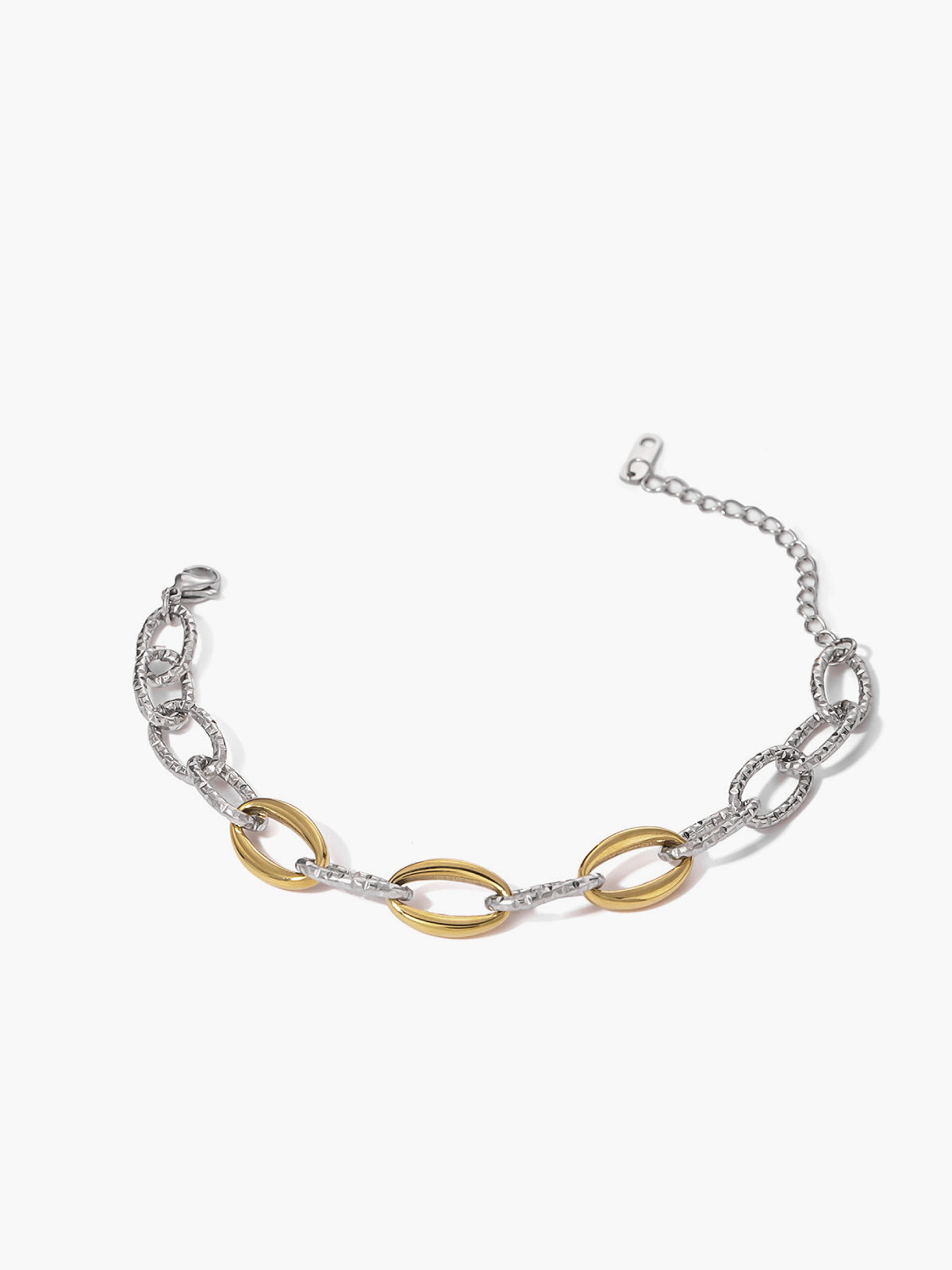 Gouden & Zilveren Schakelarmband