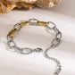 Gouden & Zilveren Schakelarmband