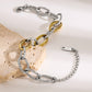 Gouden & Zilveren Schakelarmband