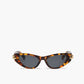 Dames zonnebril Cat Eye stijl Zwarte Montuur Elegant en trendy
