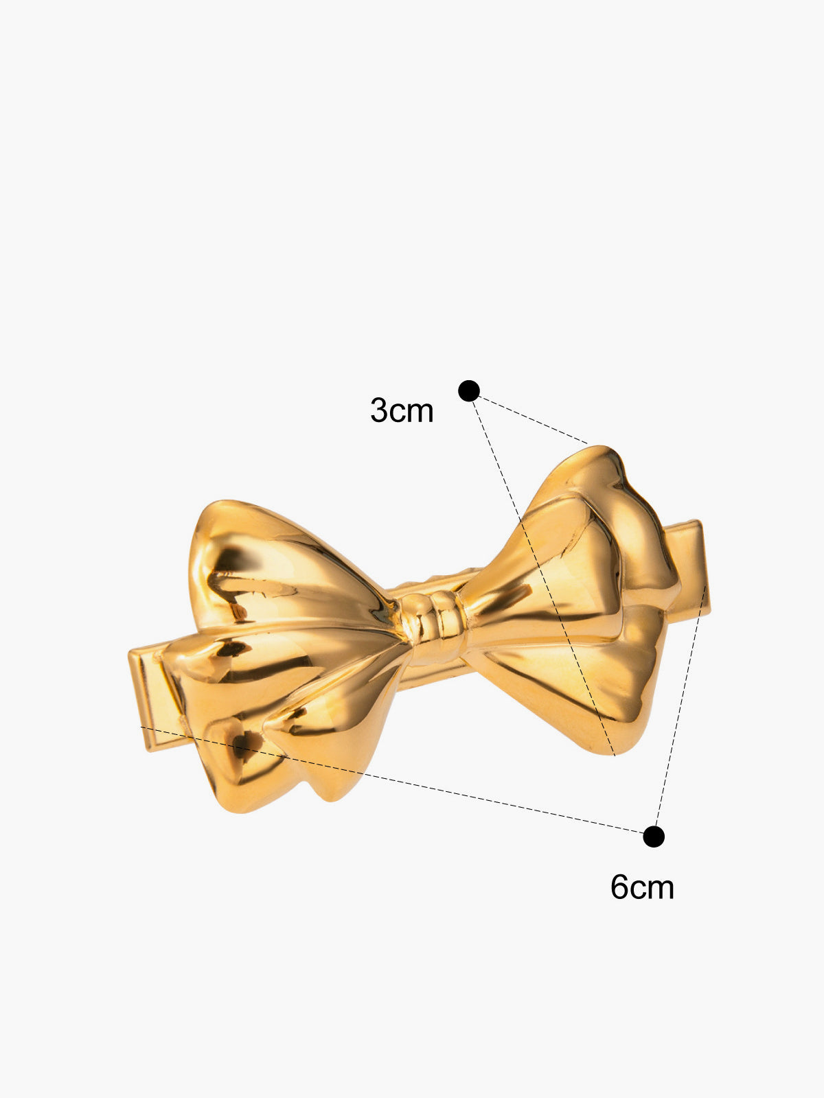 Elegante Haaraccessoire met Gouden Strik