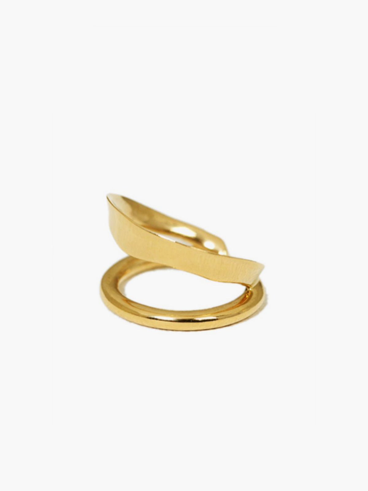 Dubbel Laag Onregelmatige Oor Ring - Set van 1 stuk