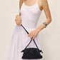 Elegante ruitvormige clutch en schouderdumdful tas voor stijlvolle gelegenheden