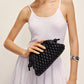 Elegante ruitvormige clutch en schouderdumdful tas voor stijlvolle gelegenheden