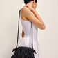 Elegante ruitvormige clutch en schouderdumdful tas voor stijlvolle gelegenheden