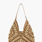 Chic Vintage Gehaakte Macramé Schoudertas