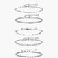 5 stuks Geometrische Gouden Kettingarmband