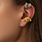 Stijlvolle Chunky Hoepel Oorbellen Cuff