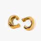 Stijlvolle Chunky Hoepel Oorbellen Cuff