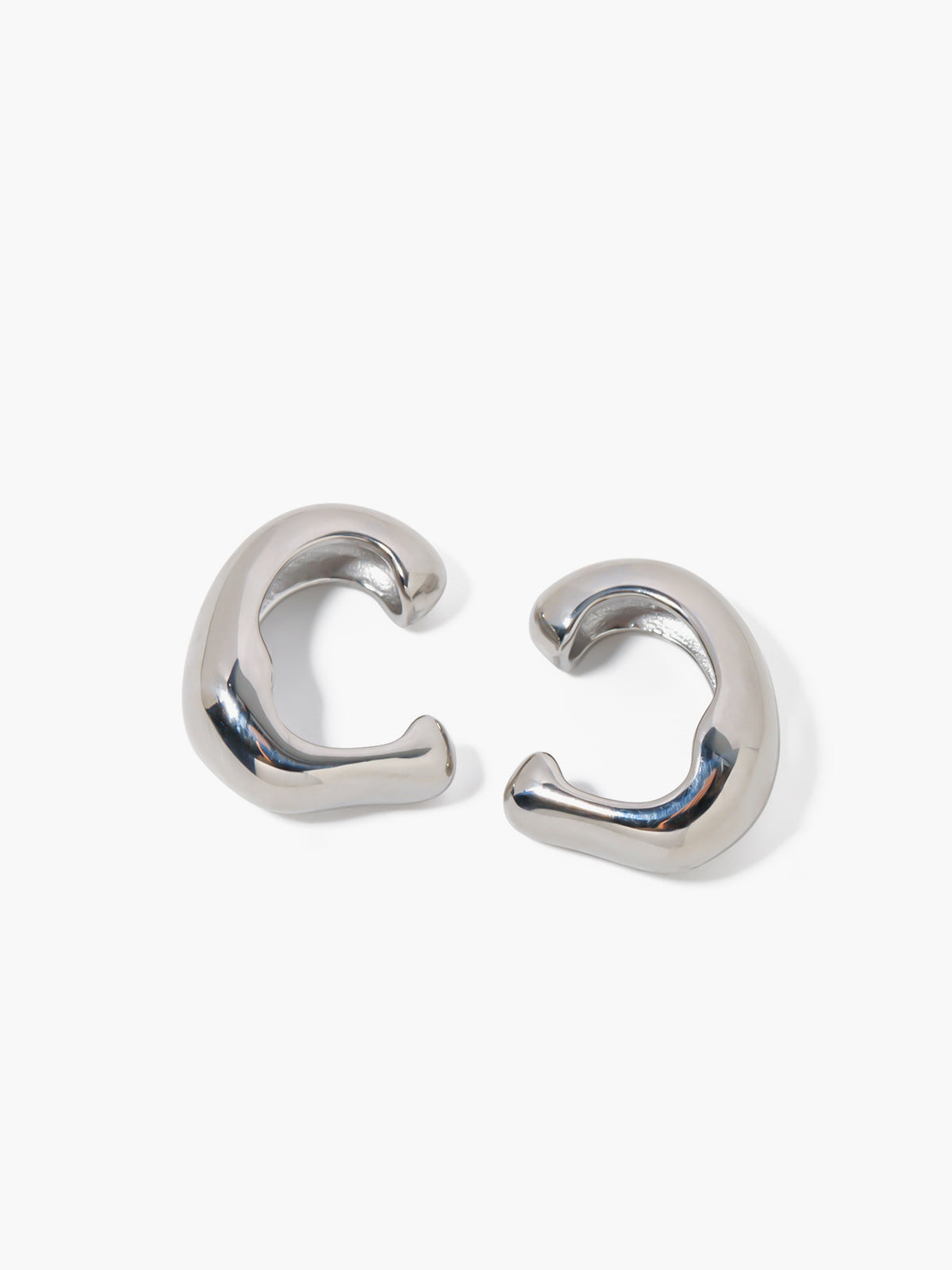 Stijlvolle Chunky Hoepel Oorbellen Cuff