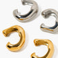 Stijlvolle Chunky Hoepel Oorbellen Cuff