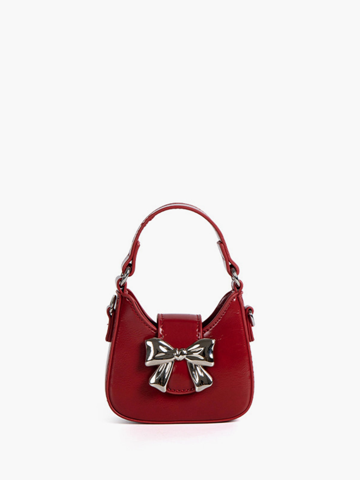 Mini Tote Bag met Strik Flap - Stijlvolle en Compacte Organizer