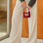Mini Tote Bag met Strik Flap - Stijlvolle en Compacte Organizer