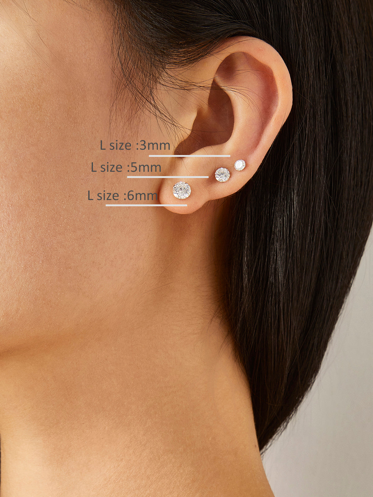 Elegant Shine Zirkonium Oorknopjes Set