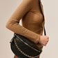 Decoratieve schouderriem met ketting en rits