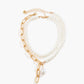 Armband van barokparels met parelversiering