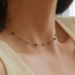 Elegante gekleurde parels ketting
