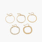 5 stuks Rhinestone Slangenketting Armband