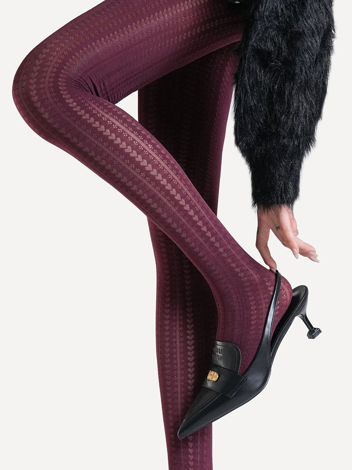 hart fluwelen total comfort legging voor ultiem knus gevoel