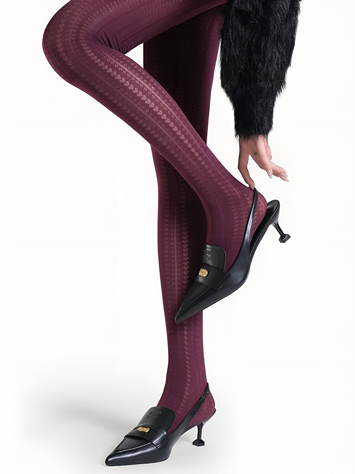 hart fluwelen total comfort legging voor ultiem knus gevoel