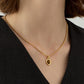 Choker en Pierre Œil de Tigre in Eenvoudige Elegante Stijl
