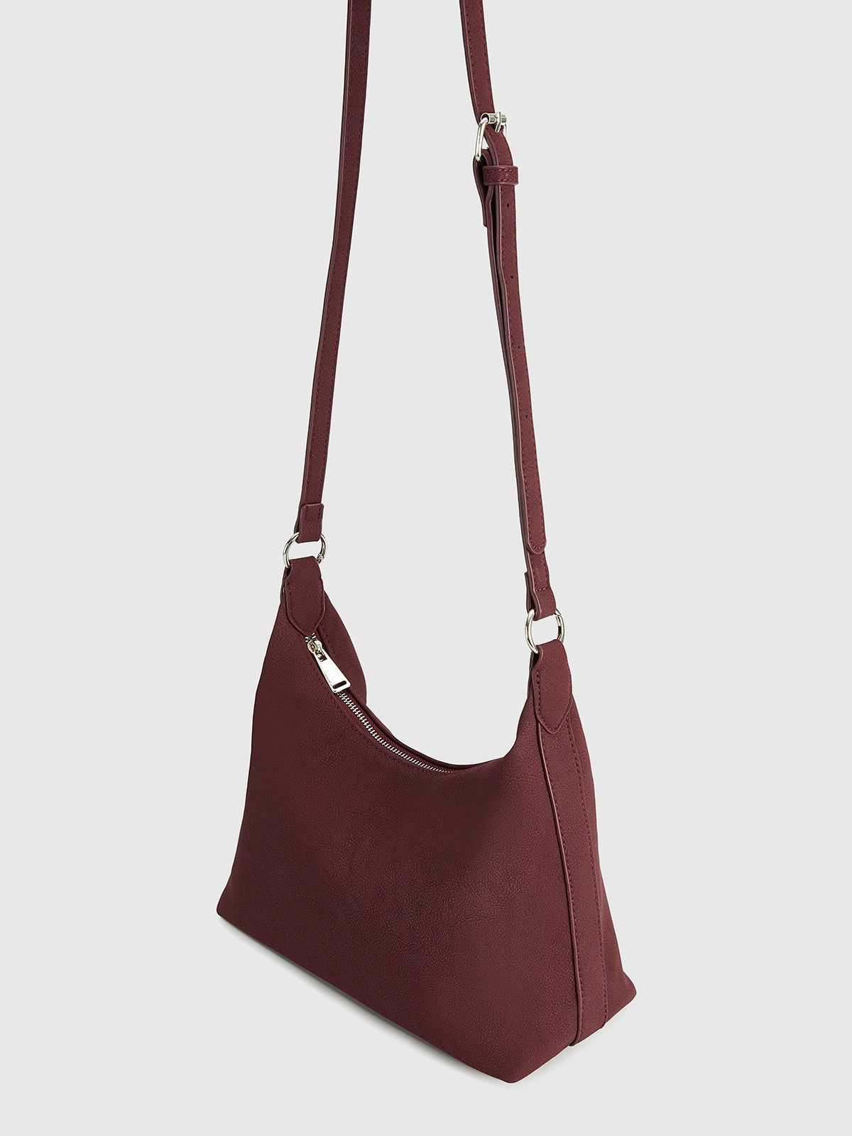Vintage Zachte Rits Hobo Tas