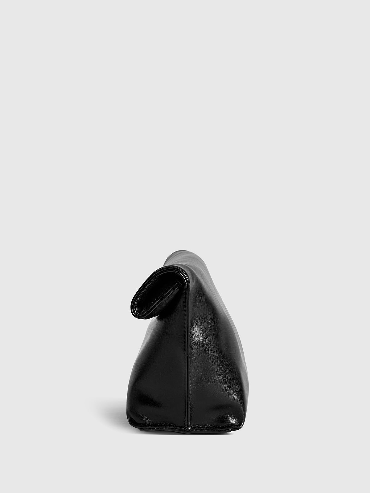 Elegante minimalistische Rollenrand enveloppe clutch tas