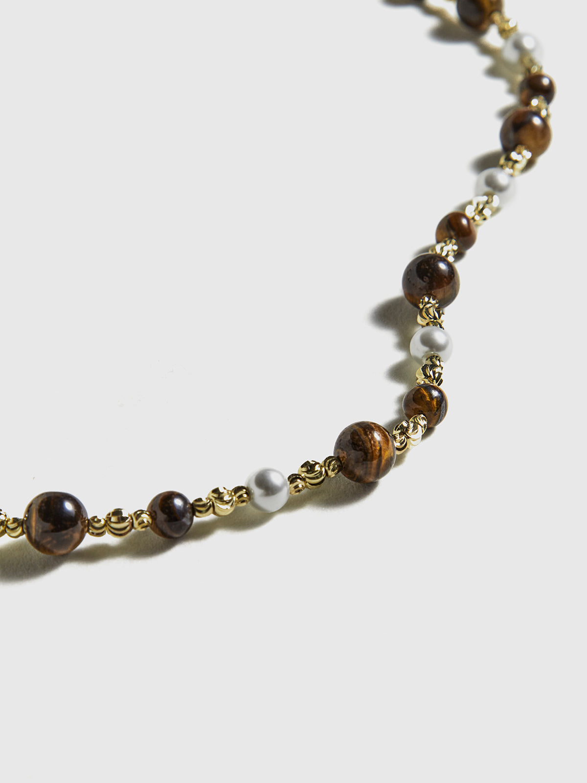 Elegante en trendy tijgeroog ketting