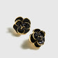 Vintage Camellia Bloem Stud Oorbellen
