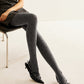 Fluwelen panty met hartpatroon voor een elegante en comfortabele stijl