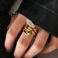 Elegante Twist Ring - Smaakvolle en Chic Sieraden voor Elke Gelegenheid