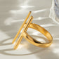Open geometrische ring met modern en elegant ontwerp
